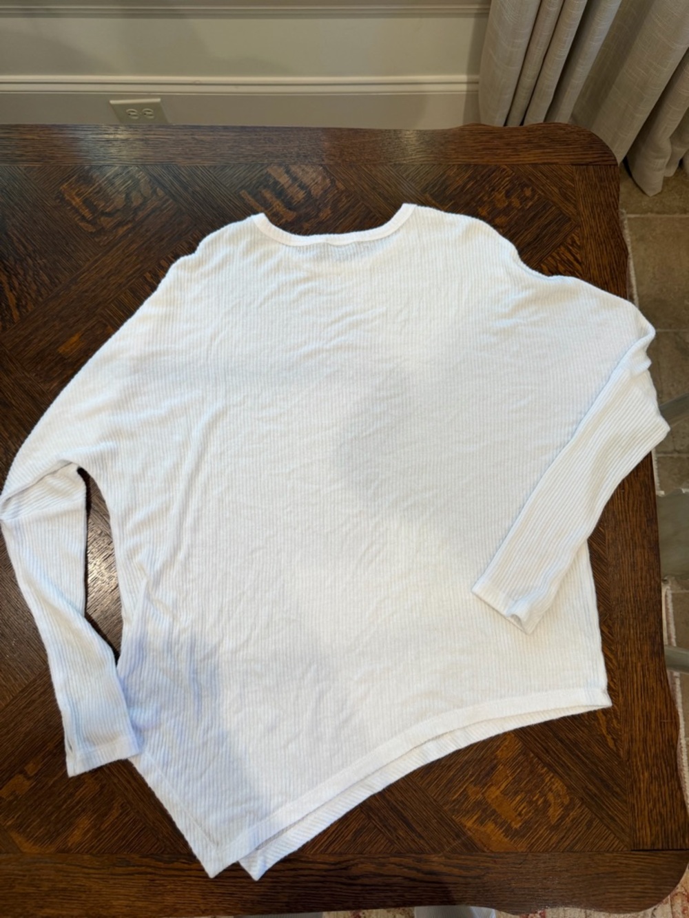 SEN Ribbed Knit Asymmetrical Sweater - Picture 4 of 4